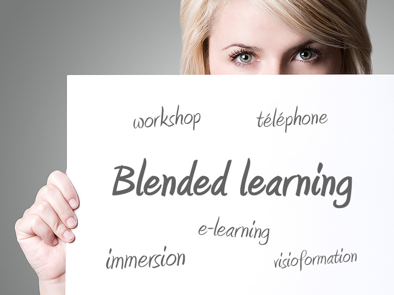 apprendre l'anglais en blended learning